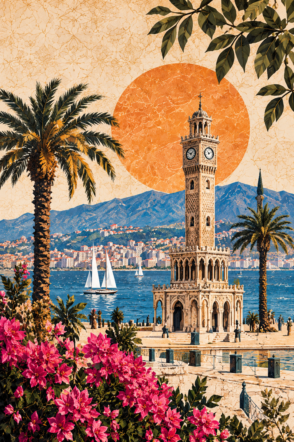 İzmir kanvas duvar tablosu ürün görseli