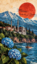 Trabzon kanvas duvar tablosu ürün görseli