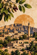 Siirt kanvas duvar tablosu ürün görseli