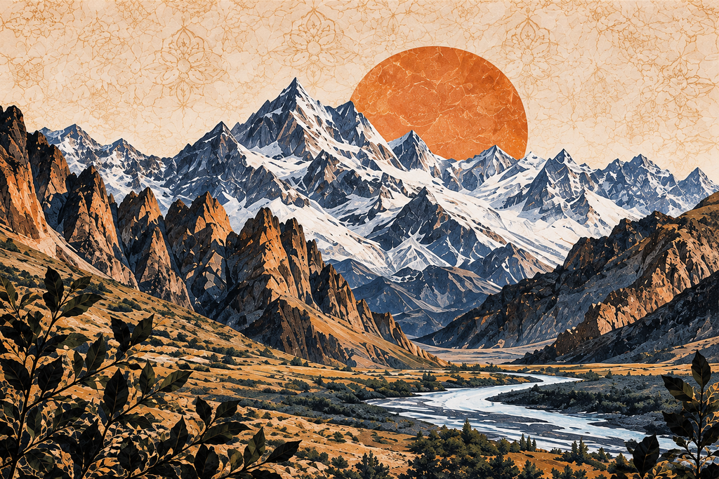 Hakkari kanvas duvar tablosu ürün görseli