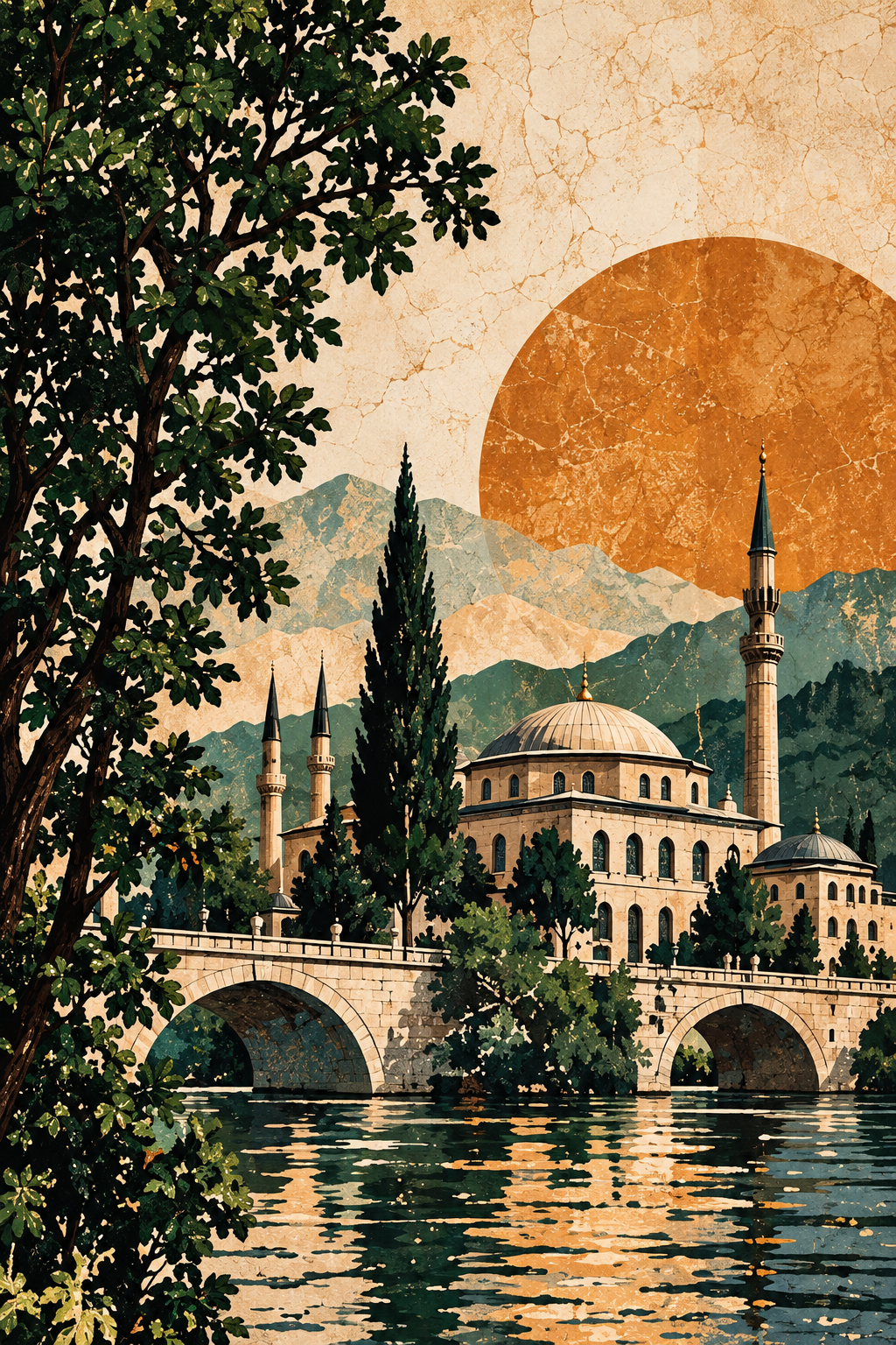 Bursa kanvas duvar tablosu ürün görseli