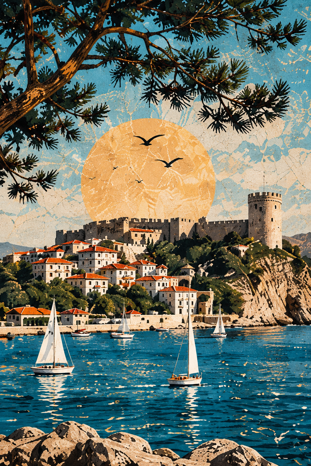 Sinop kanvas duvar tablosu ürün görseli