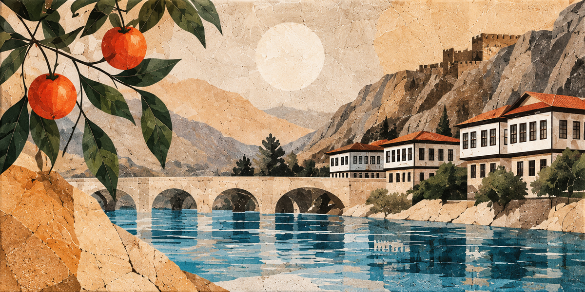 Amasya kanvas duvar tablosu ürün görseli