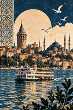 İstanbul kanvas duvar tablosu ürün görseli