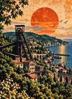 Zonguldak kanvas duvar tablosu ürün görseli