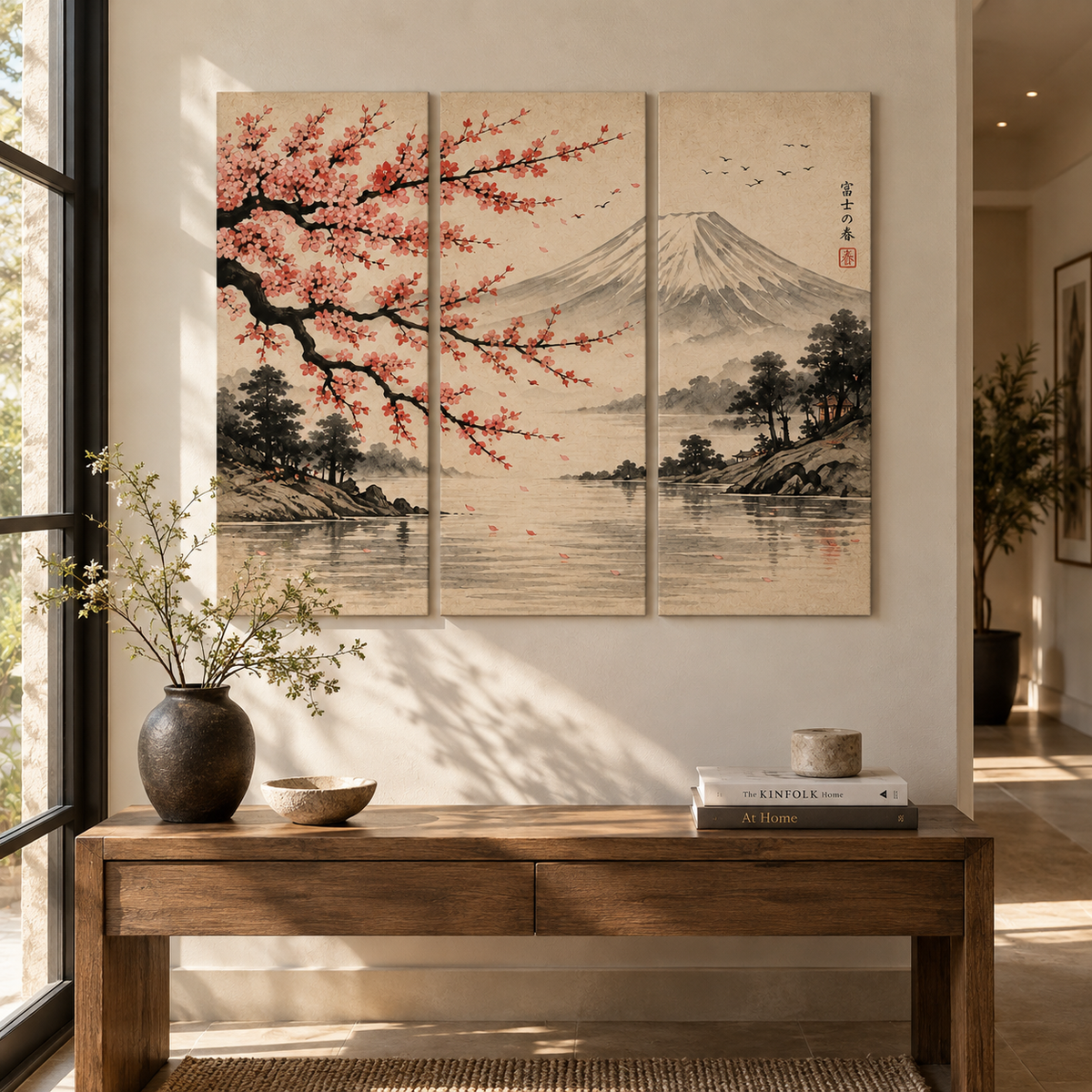 Fuji Baharı Duvar Tablosu