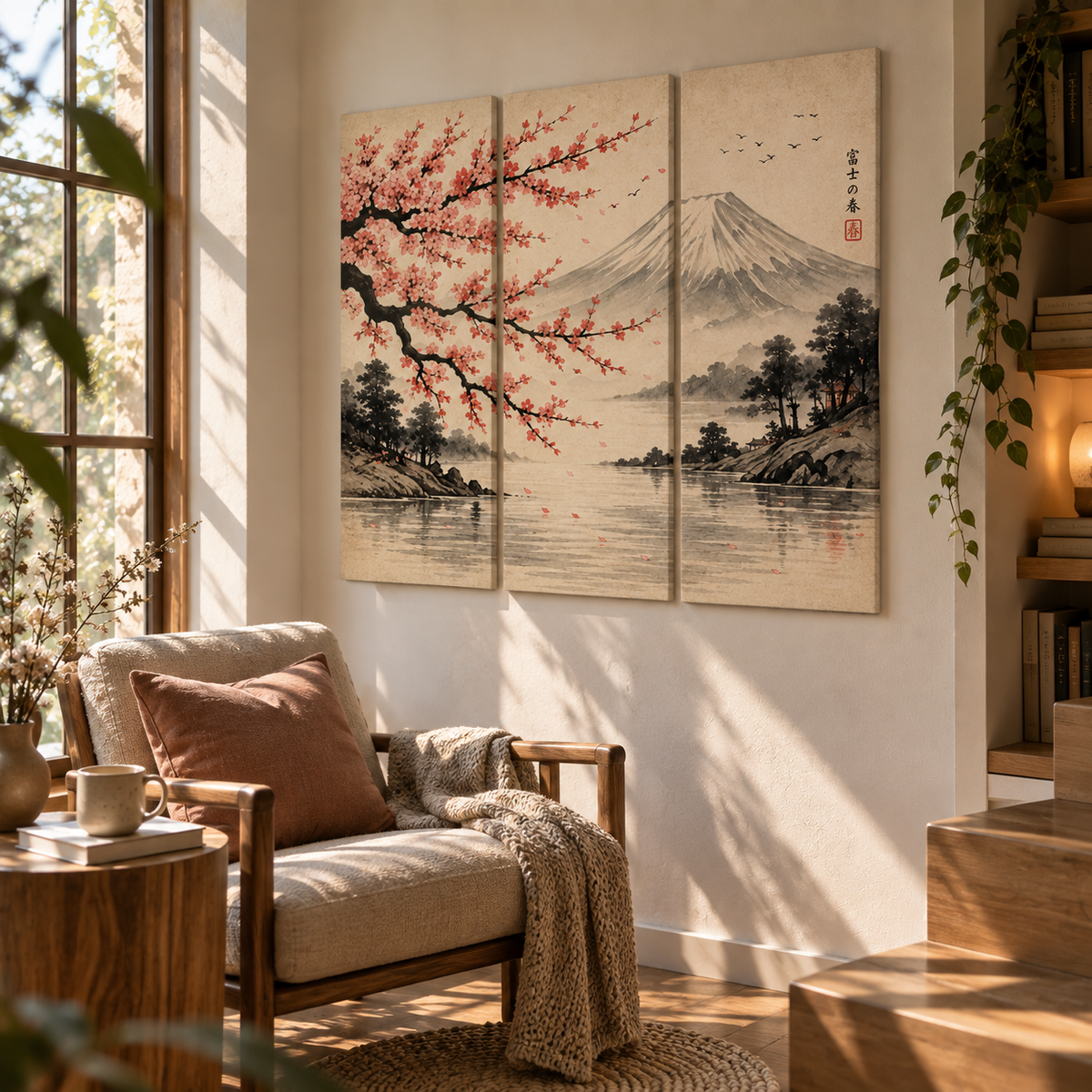 Fuji Baharı Duvar Tablosu görünümü