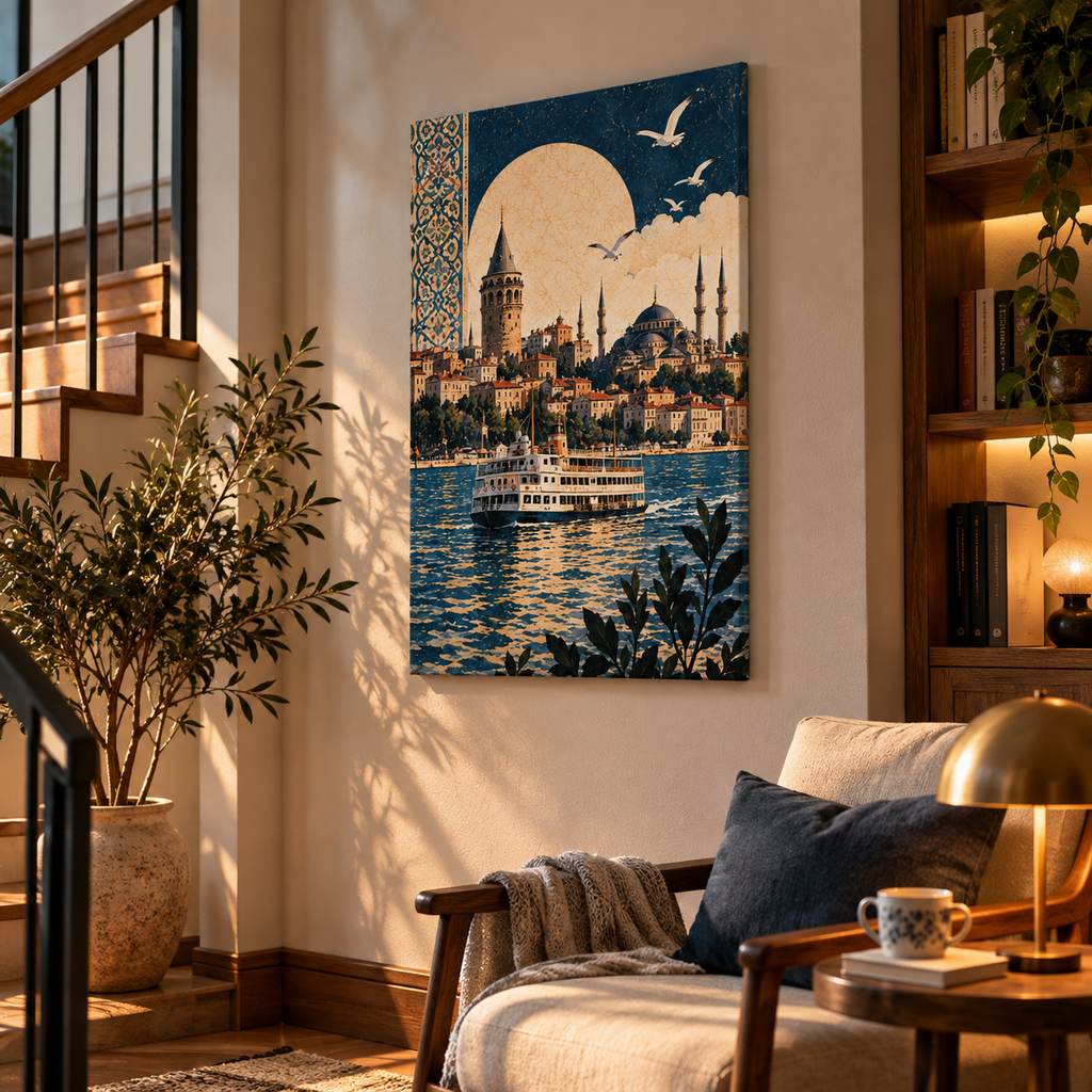 İstanbul Duvar Tablosu görünümü