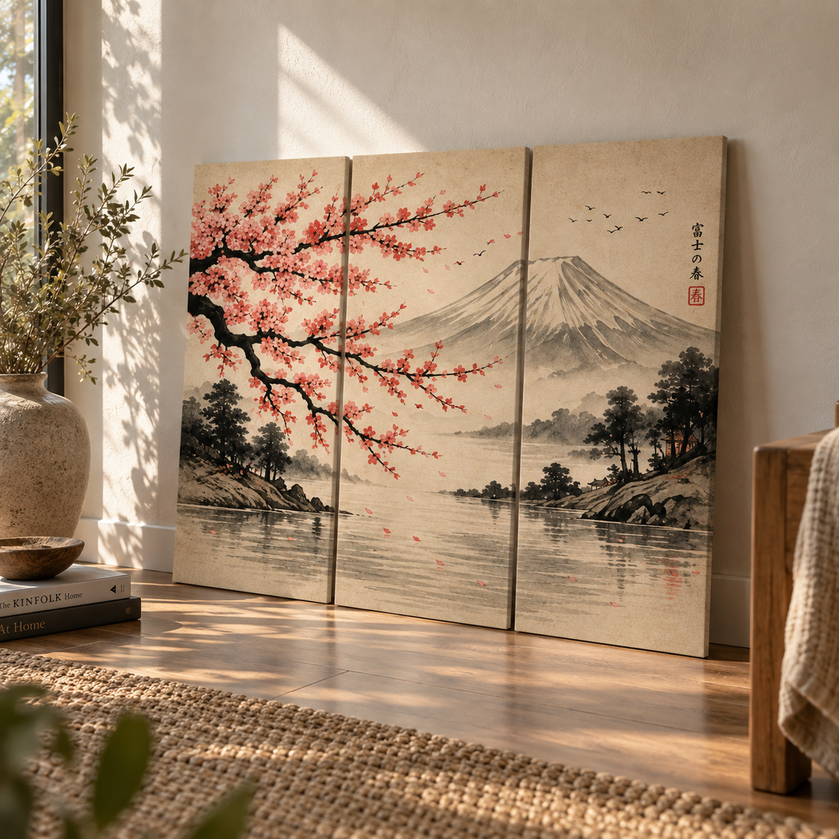 Fuji Baharı dekoratif Duvar Tablosu