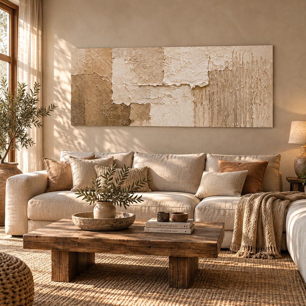Katmanlı Doku Duvar Tablosu görünümü