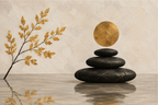 Zen Denge Poster ve MDF ürün görseli