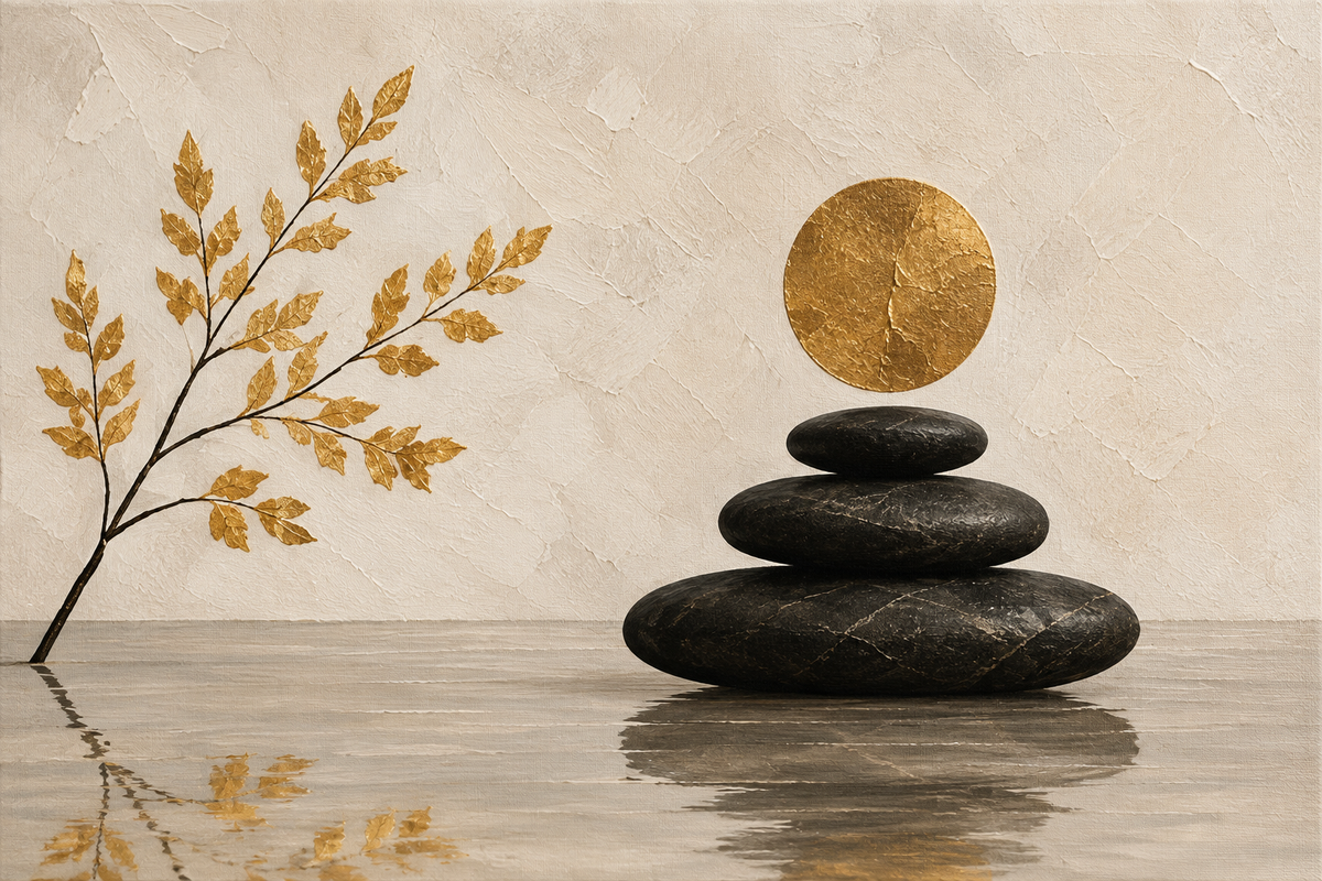 Zen Denge Poster ve MDF ürün görseli