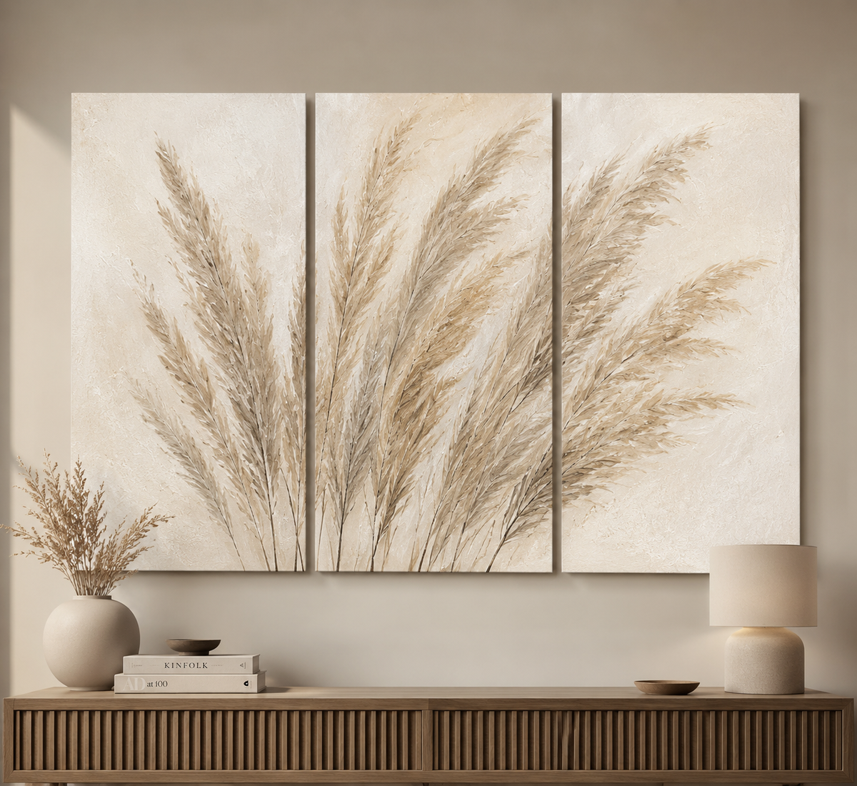 Pampas Rüzgarı Poster ve MDF ürün görseli