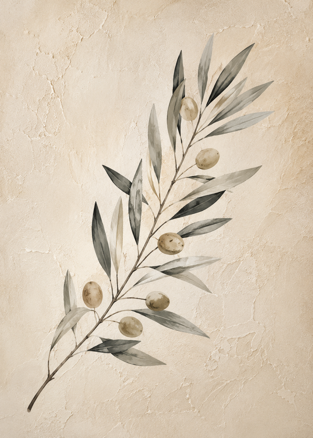 Zeytin Dalı Poster ve MDF ürün görseli